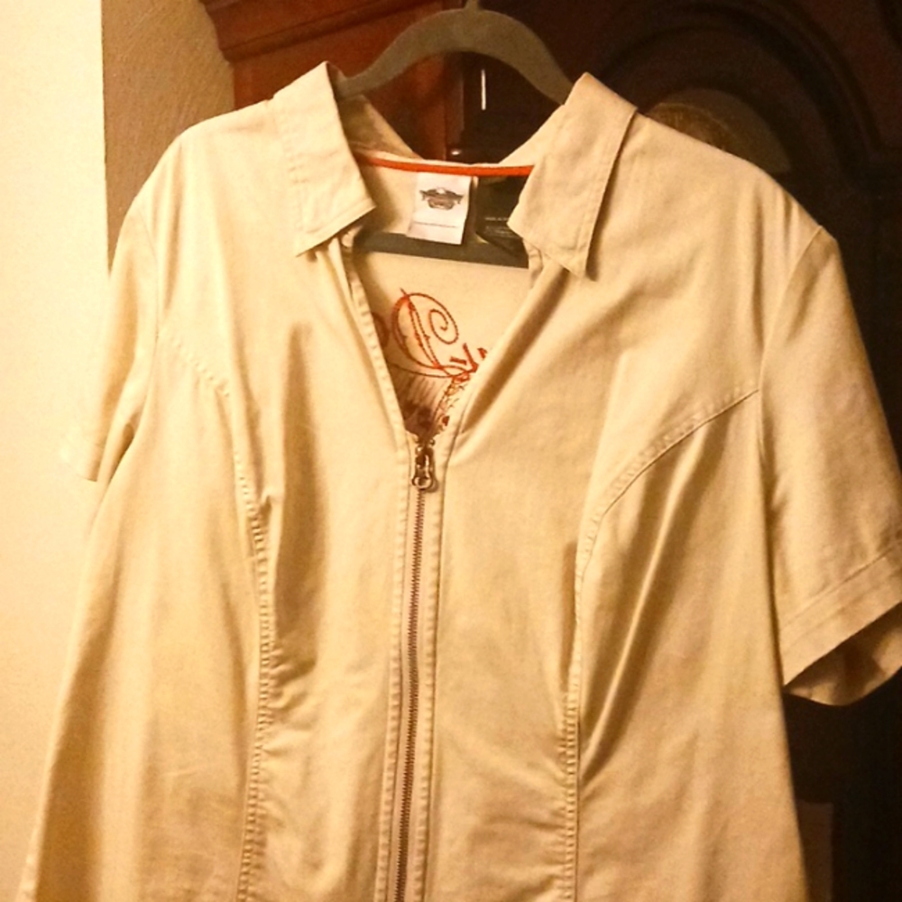 Harley Davidson dress shirt 2Xl